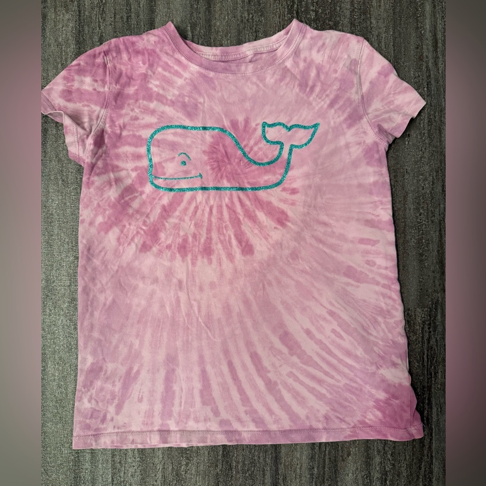 Vineyard Vines short-sleeve lilac tie-dye tee